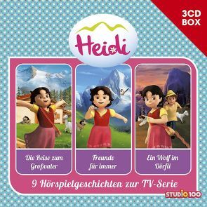 Heidi (CGI) / Heidi (CGI) – 3CD Hörspielbox Vol. 1 von Blendin,  Sarah, Spyri,  Johanna, Ullmann,  Jan