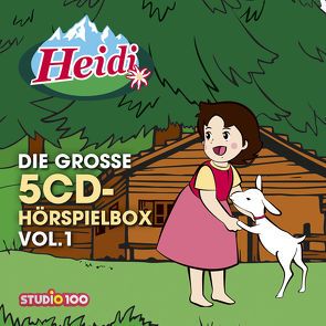 Heidi – Die große 5-CD Hörspielbox, Vol. 1 von Bruhn,  Christian, Spyri,  Johanna, u.v.a., Wagner,  Andrea, WILDEN,  Gert