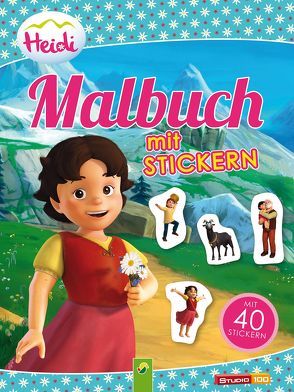 Heidi – Malbuch Stickern