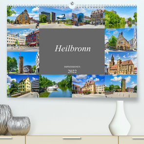 Heilbronn Impressionen (Premium, hochwertiger DIN A2 Wandkalender 2022, Kunstdruck in Hochglanz) von Meutzner,  Dirk