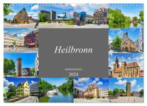 Heilbronn Impressionen (Wandkalender 2024 DIN A3 quer), CALVENDO Monatskalender von Meutzner,  Dirk