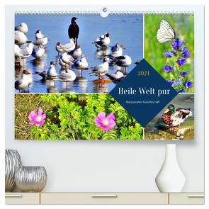 Heile Welt pur – Naturparadies Kurisches Haff (hochwertiger Premium Wandkalender 2024 DIN A2 quer), Kunstdruck in Hochglanz von von Loewis of Menar,  Henning