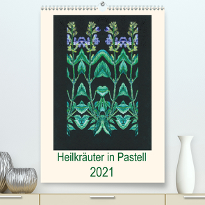 Heilkräuter in Pastell (Premium, hochwertiger DIN A2 Wandkalender 2021, Kunstdruck in Hochglanz) von Beschow,  Ulrike