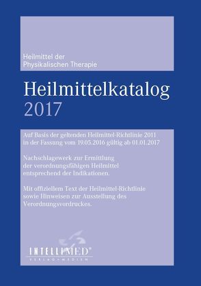 Heilmittelkatalog 2017 – Heilmittel der Physikalische Therapie