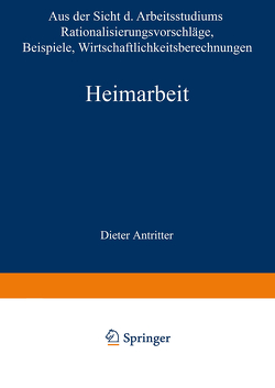 Heimarbeit von Antritter,  Dieter