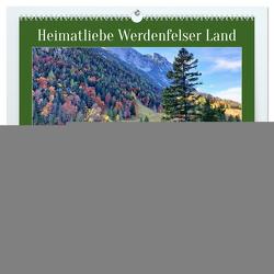 Heimatliebe Werdenfelser Land – Bilderbuchlandschaften zwischen Mittenwald und Farchant (hochwertiger Premium Wandkalender 2024 DIN A2 quer), Kunstdruck in Hochglanz von Schimmack,  Michaela