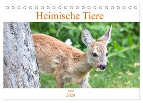 Heimische Tiere – Rehe (Tischkalender 2024 DIN A5 quer), CALVENDO Monatskalender von pixs:sell,  pixs:sell