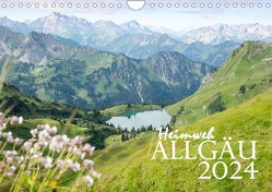 Heimweh Allgäu 2024 (Wandkalender 2024 DIN A4 quer), CALVENDO Monatskalender von Wandel,  Juliane