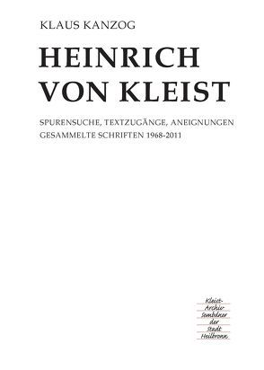 Heinrich von Kleist von Kanzog,  Klaus