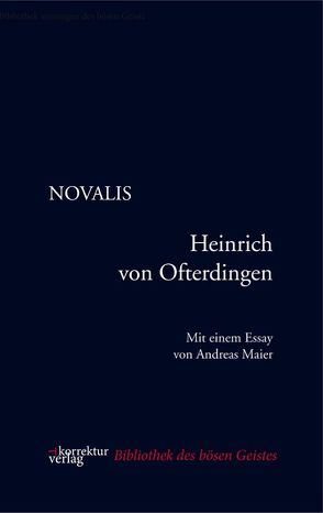 Heinrich von Ofterdingen von Novalis