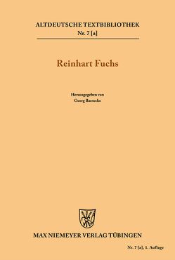 Heinrichs des Glichezares Reinhart Fuchs von Baesecke,  Georg, Heinrich, Voretzsch,  Karl