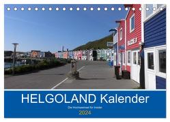 Helgoland Kalender (Tischkalender 2024 DIN A5 quer), CALVENDO Monatskalender von Greiner,  Iris