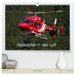 Helikopter in der Luft (hochwertiger Premium Wandkalender 2024 DIN A2 quer), Kunstdruck in Hochglanz von Hansen,  Matthias