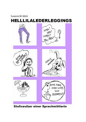 Helllilalederleggings von Mohr,  Susanne