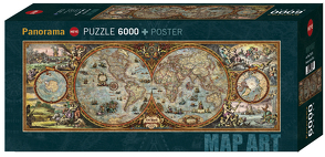 Hemisphere Map Puzzle von Zigic,  Rajko