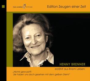 Henny Brenner erzählt aus ihrem Leben (2 CDs) von Bernstein,  Costa, Brenner,  Henny, Diedrich,  Gabriele