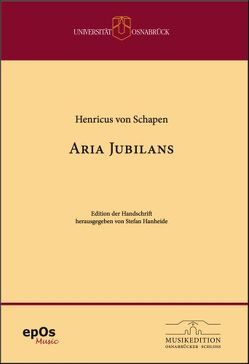 Henricus von Schapen – Aria Jubilans zu 29 Stimmen von Hanheide,  Stefan