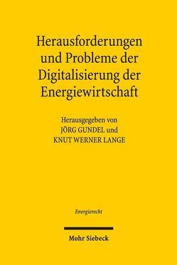 Herausforderungen und Probleme der Digitalisierung der Energiewirtschaft von Gundel,  Jörg, Lange,  Knut Werner