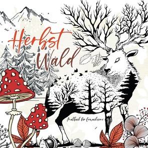 Herbst Malbuch für Erwachsene von Grafik,  Musterstück