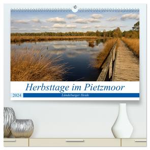 Herbsttage im Pietzmoor – Lüneburger Heide (hochwertiger Premium Wandkalender 2024 DIN A2 quer), Kunstdruck in Hochglanz von Beuck,  Angelika