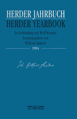 Herder Jahrbuch / Herder Yearbook 1994 von Koepke,  Wulf, Malsch,  Wilfried