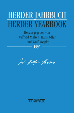 Herder-Jahrbuch / Herder Yearbook 1996 von Adler,  Hans, Koepke,  Wulf, Malsch,  Wilfried