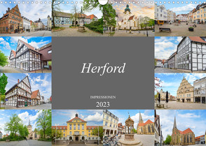 Herford Impressionen (Wandkalender 2023 DIN A3 quer) von Meutzner,  Dirk