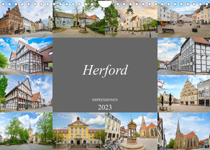 Herford Impressionen (Wandkalender 2023 DIN A4 quer) von Meutzner,  Dirk