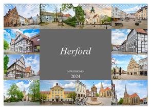 Herford Impressionen (Wandkalender 2024 DIN A3 quer), CALVENDO Monatskalender von Meutzner,  Dirk