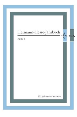 Hermann-Hesse-Jahrbuch, Band 6 von Ponzi,  Mauro