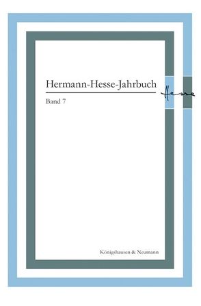 Hermann-Hesse-Jahrbuch, Band 7 von Ponzi,  Mauro