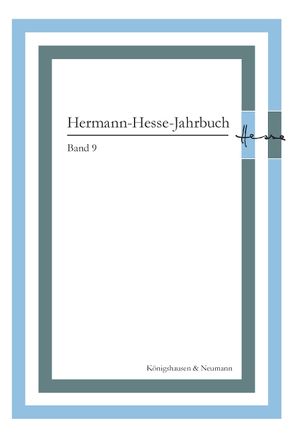 Hermann-Hesse-Jahrbuch, Band 9 von Ponzi,  Mauro