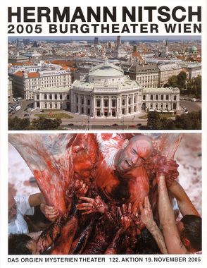 Hermann Nitsch 2005 im Burgtheater Wien von Rychlik,  Otmar