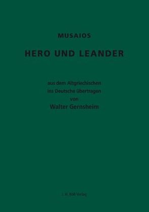 Hero und Leander von Gernsheim,  Walter, Musaios