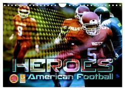 HEROES – American Football (Wandkalender 2024 DIN A4 quer), CALVENDO Monatskalender von Bleicher,  Renate