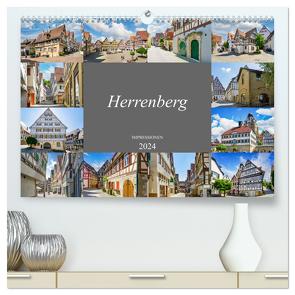 Herrenberg Impressionen (hochwertiger Premium Wandkalender 2024 DIN A2 quer), Kunstdruck in Hochglanz von Meutzner,  Dirk