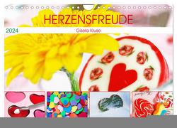 Herzensfreude (Wandkalender 2024 DIN A4 quer), CALVENDO Monatskalender von Kruse,  Gisela