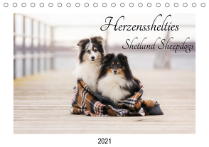 Herzensshelties – Shetland Sheepdogs (Tischkalender 2021 DIN A5 quer) von Kudla,  Madlen