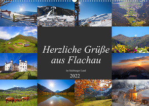 Herzliche Grüße aus Flachau (Wandkalender 2022 DIN A2 quer) von Kramer,  Christa