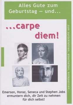 Carpe diem von Horaz, Lorenz,  Hugh, Seneca