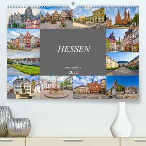 Hessen Impressionen (Premium, hochwertiger DIN A2 Wandkalender 2022, Kunstdruck in Hochglanz) von Meutzner,  Dirk