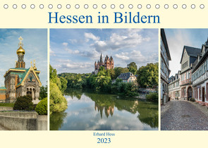 Hessen in Bildern (Tischkalender 2023 DIN A5 quer) von Hess,  Erhard