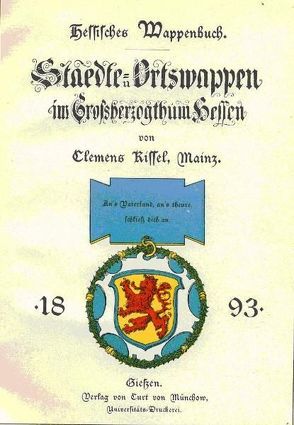 Hessisches Wappenbuch von Kissel,  Clemens