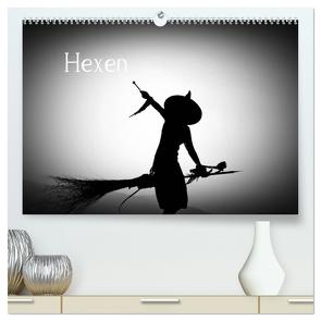 Hexen (hochwertiger Premium Wandkalender 2024 DIN A2 quer), Kunstdruck in Hochglanz von Villard,  Michel