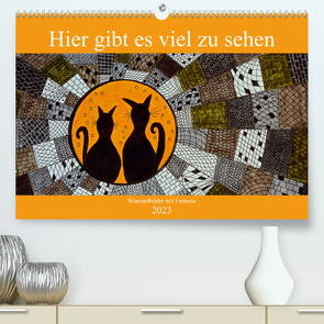 Hier gibt es viel zu sehen (Premium, hochwertiger DIN A2 Wandkalender 2023, Kunstdruck in Hochglanz) von Sarnade