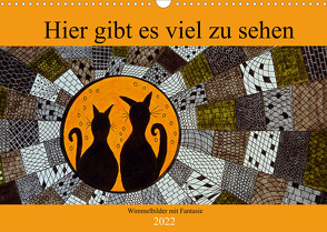 Hier gibt es viel zu sehen (Wandkalender immerwährend DIN A3 quer) von Sarnade