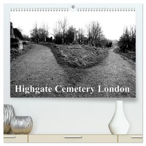 Highgate Cemetery London (hochwertiger Premium Wandkalender 2024 DIN A2 quer), Kunstdruck in Hochglanz von Burkhardt,  Bert