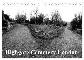 Highgate Cemetery London (Tischkalender 2024 DIN A5 quer), CALVENDO Monatskalender von Burkhardt,  Bert