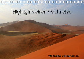 Highlights einer Weltreise (Tischkalender 2021 DIN A5 quer) von weltreise-unlimited.de