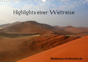 Highlights einer Weltreise (Wandkalender 2021 DIN A3 quer) von weltreise-unlimited.de